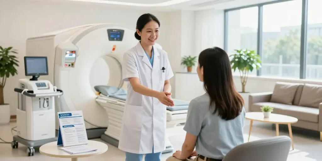Besuch im Diagnostikzentrum Wolfsburg mit moderner Medizintechnik und freundlichem Personal.