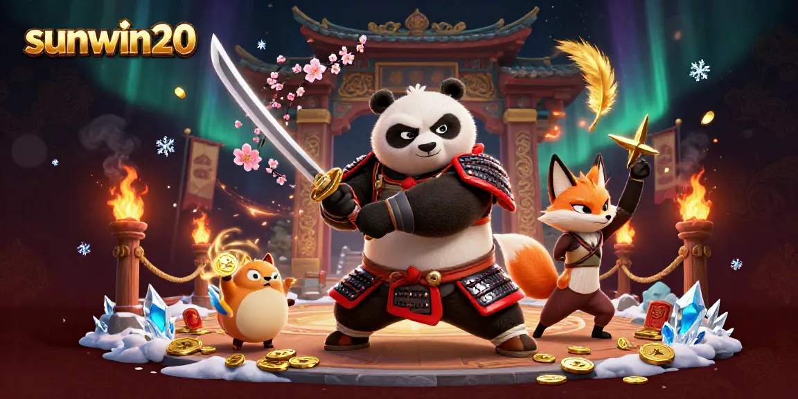 Engage with the thrilling world of sunwin20 featuring dynamic characters, gold coins, and magical elements in a vibrant casino setting.