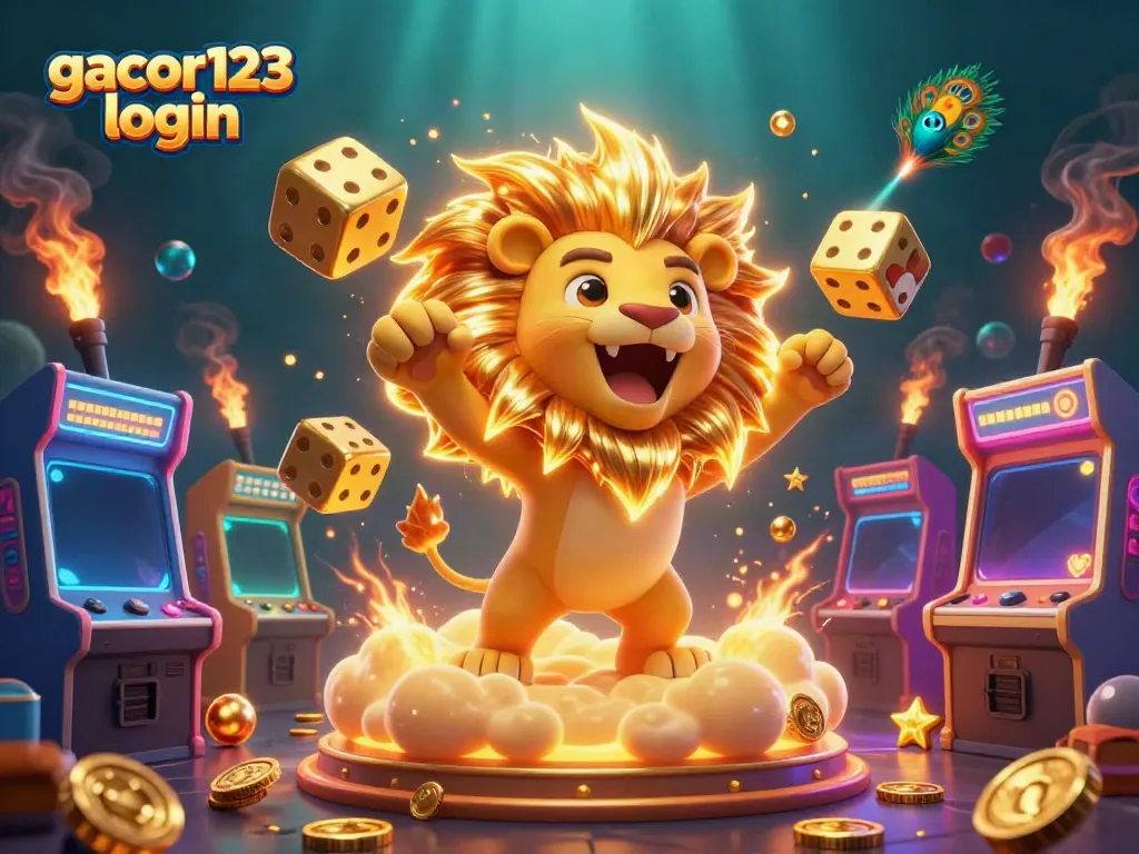 Engage with gacor123 login and experience thrilling sports gaming adventures in a vibrant, interactive scene.